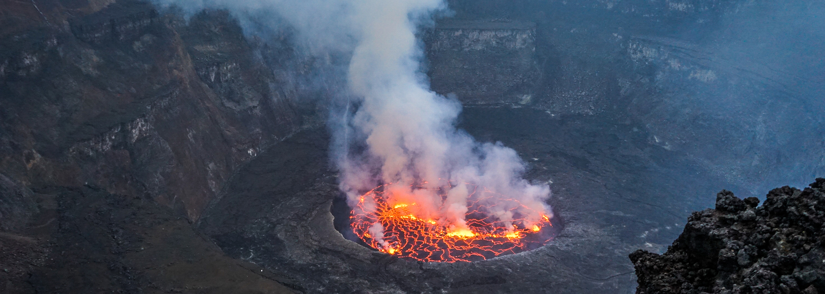Mount Nyiragongo is an active stratovolcano located inside Virunga National Park In The Democratic Republic Of The Congo. The Volcano Is Just 20 Km North Of Goma Town and Lake Kivu