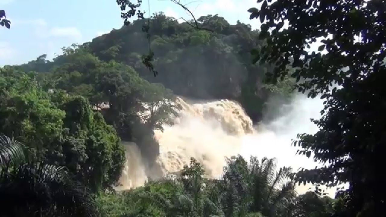 Filming Zongo Waterfalls in the Democratic Republic of Congo