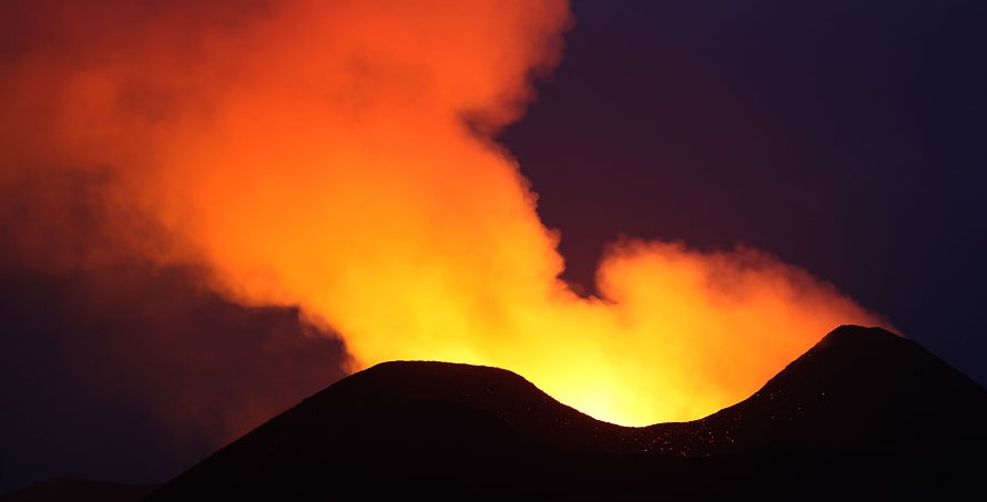 Is Mount Nyamuragira an active volcano?